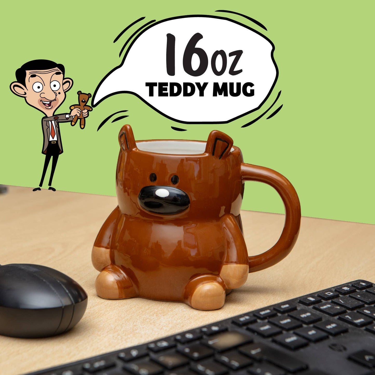 
                  
                    Mr Bean Teddy Mug – Officially Licensed 480ml Ceramic Mug
                  
                