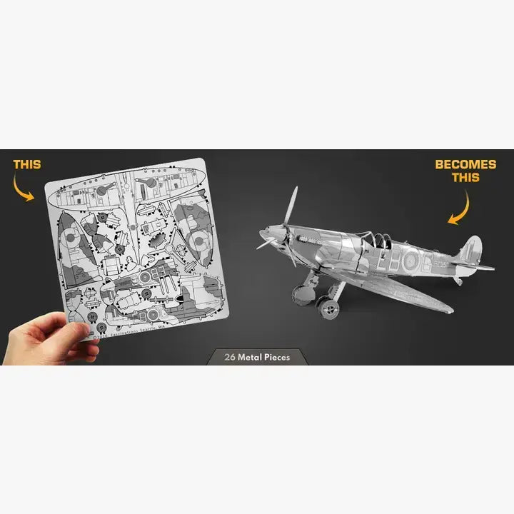 
                  
                    Metal Earth - Spitfire Steel Model Kit
                  
                