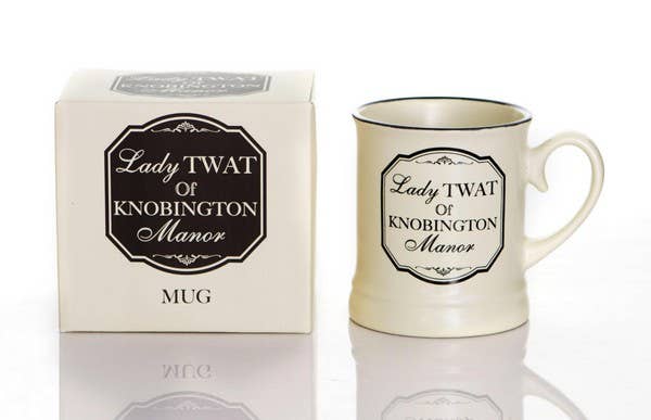 
                  
                    Lord Twat Novelty Mug – Funny Knobbington Manor Gift Mug
                  
                