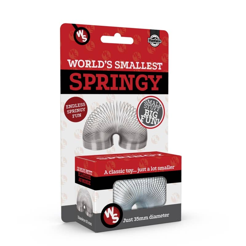 
                  
                    World's Smallest Springy – Mini Metal Spring Fidget Toy
                  
                