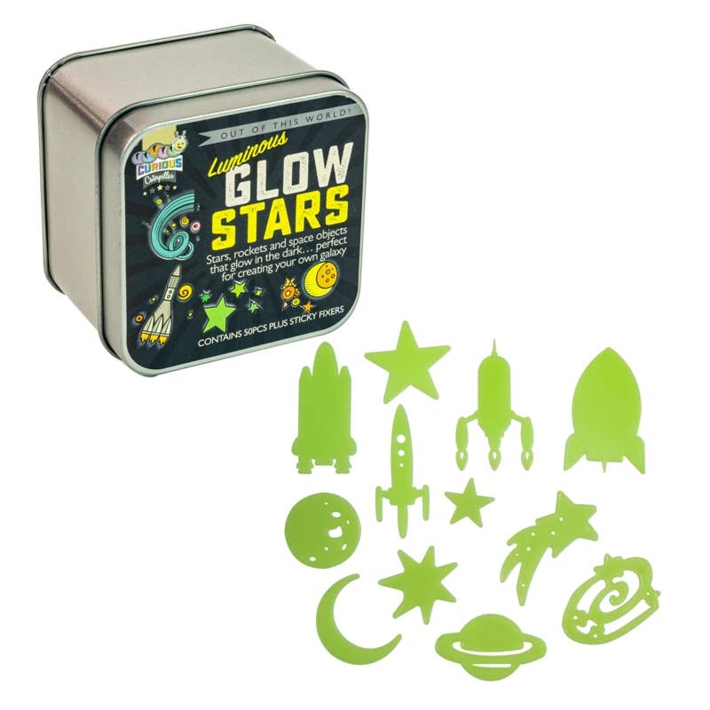 
                  
                    Cosmic Glow Stars – 50 Glow in the Dark Stars, Planets & Space Shapes
                  
                