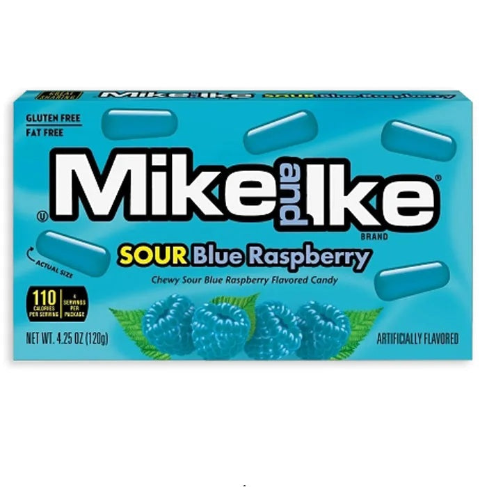 Mike & Ike Sour Blue Raspberry 120g