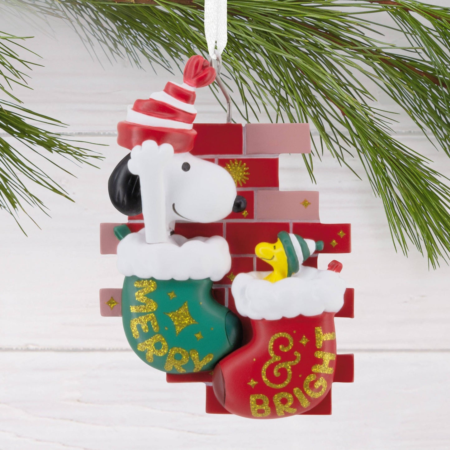 
                  
                    PEANUTS™ Christmas Ornament  SNOOPY and Woodstock Stockings
                  
                