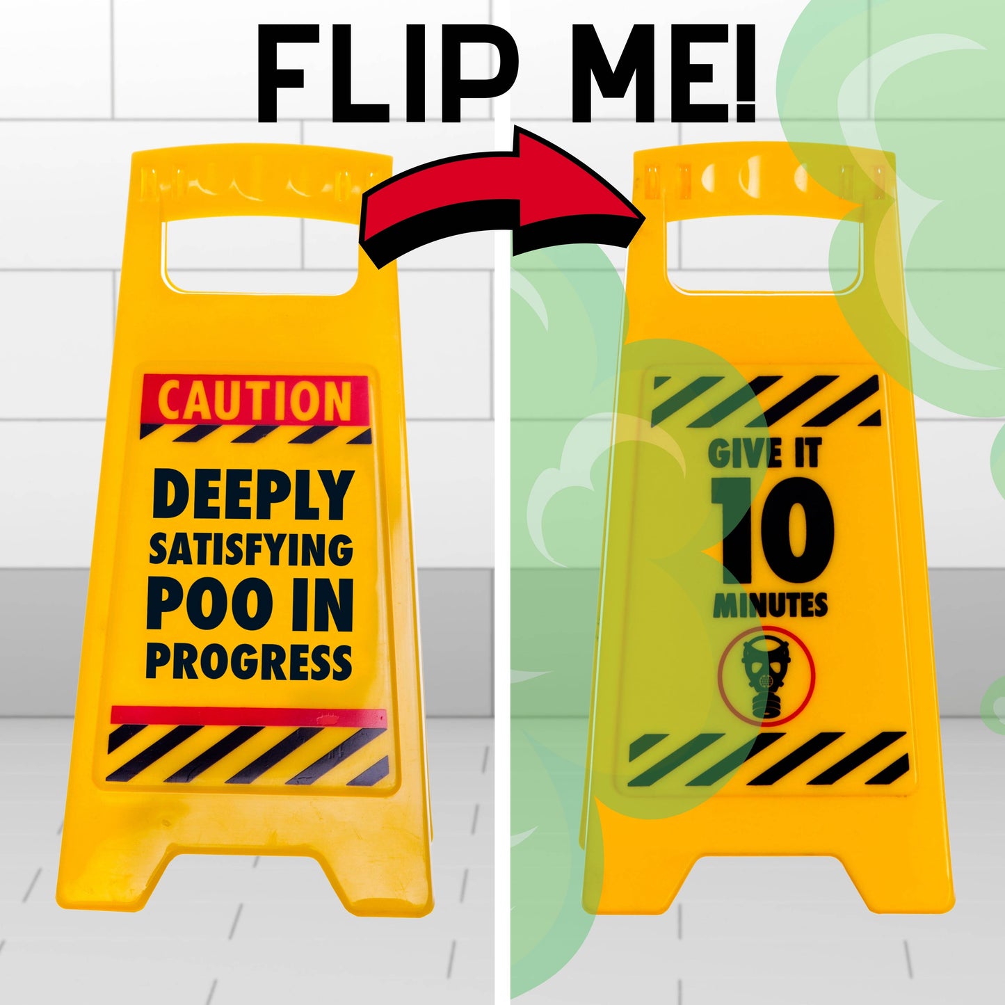 
                  
                    Satisfying Poo Desk Warning Sign - Novelty Men's Gift
                  
                