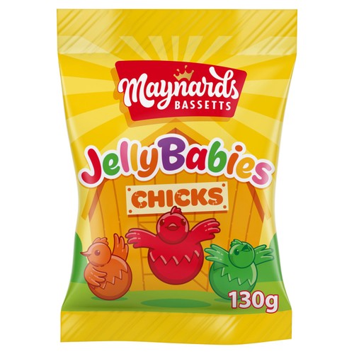 Maynards Bassetts Jelly Babies Sweets Bag 130g