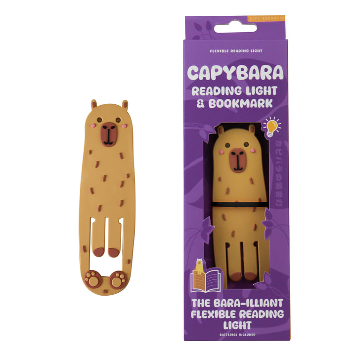 Capybara Reading Light & Bookmark – Cute Book Light