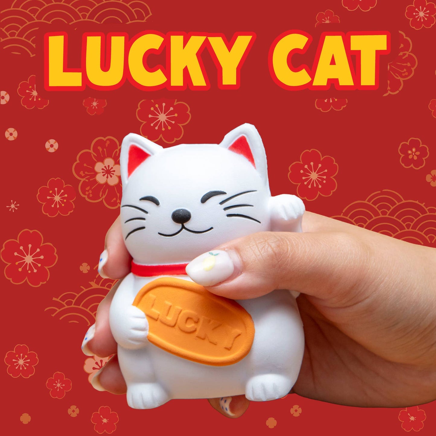 
                  
                    Lucky Cat Squishy Toy, Japanese Stress Toy
                  
                