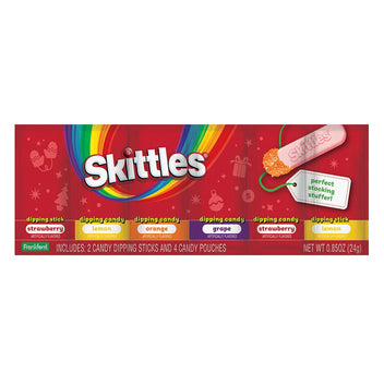 Skittles Holiday Dig N Dips Strip 24g