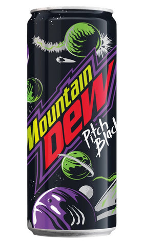 Mountain Dew Pitch Black 330ml (Best Before October 2026)