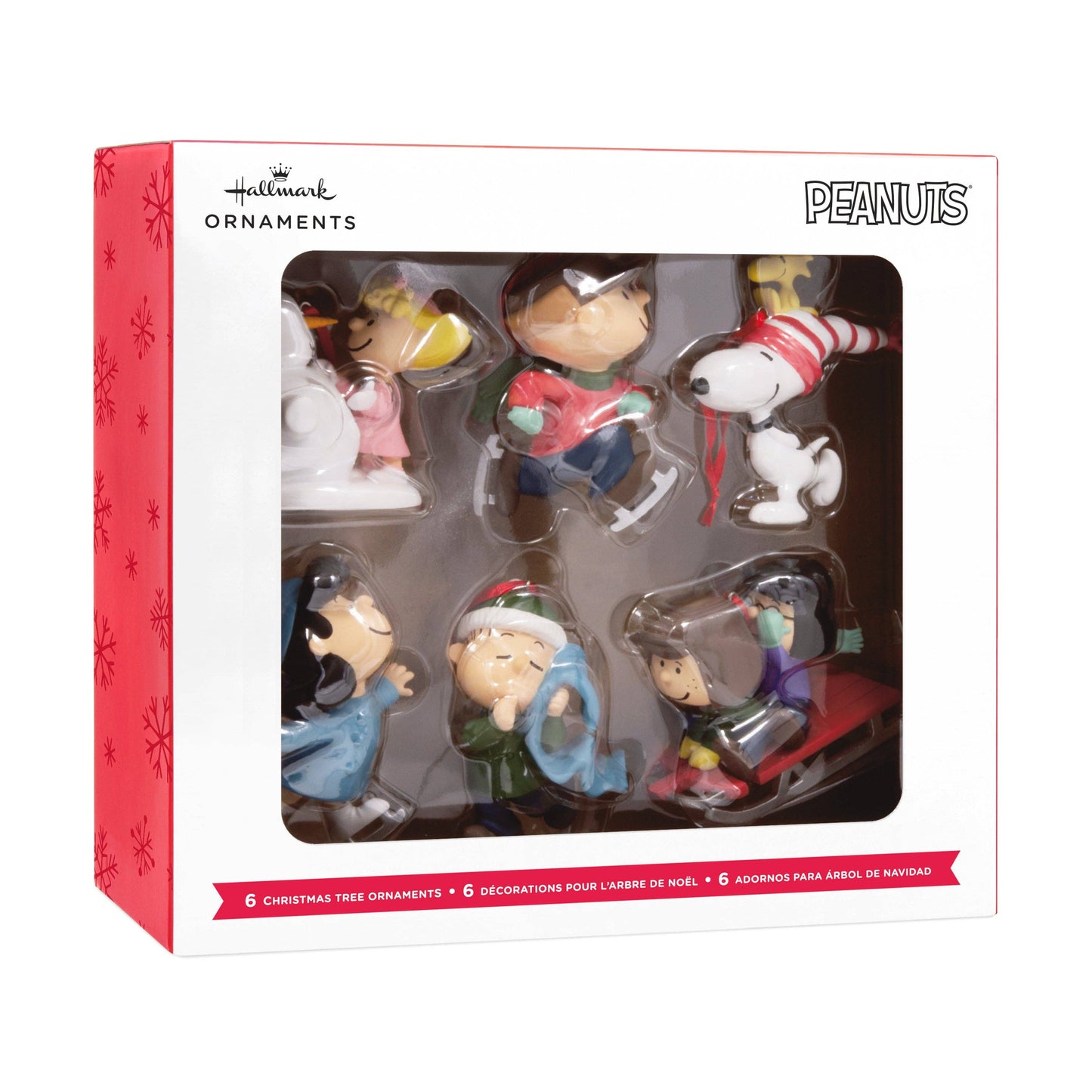 
                  
                    PEANUTS™ Ornaments - Pack of 6 PEANUTS™ Winter Activities: Peanuts
                  
                
