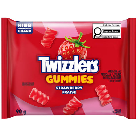 Twizzlers Strawberry Gummies King Size 90g