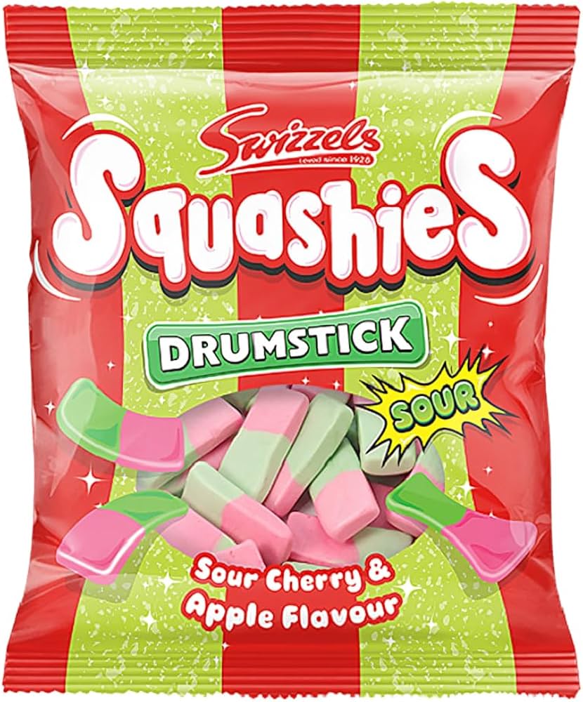 Swizzels Drumstick Squashies Sour Cherry & Apple Flavour 120g