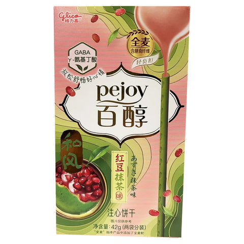 Glico Pejoy Red Bean & Matcha 42g