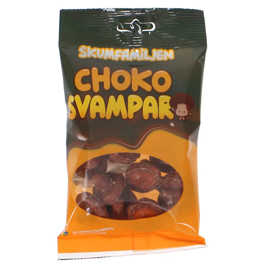 Skumfamiljen Choko Svampar 70g (Sweden)