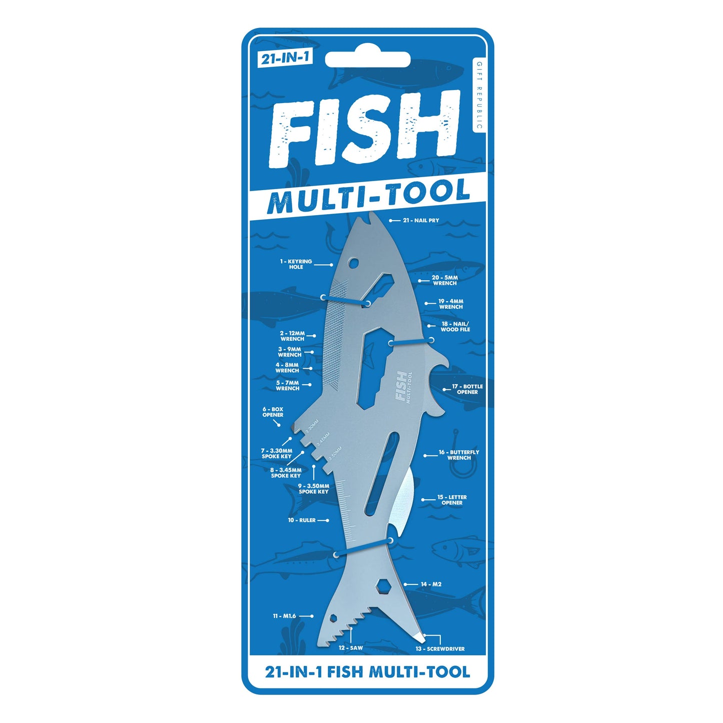 
                  
                    Gift Republic Fish Multi Tool – Fishing & Outdoor Gadget Gift
                  
                