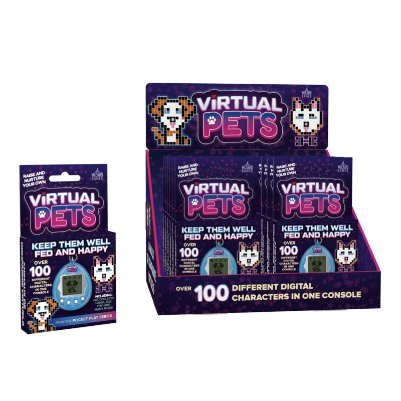 
                  
                    Virtual Pets 2.0 – 100-in-1 Electronic Digital Pet Keyring Game
                  
                