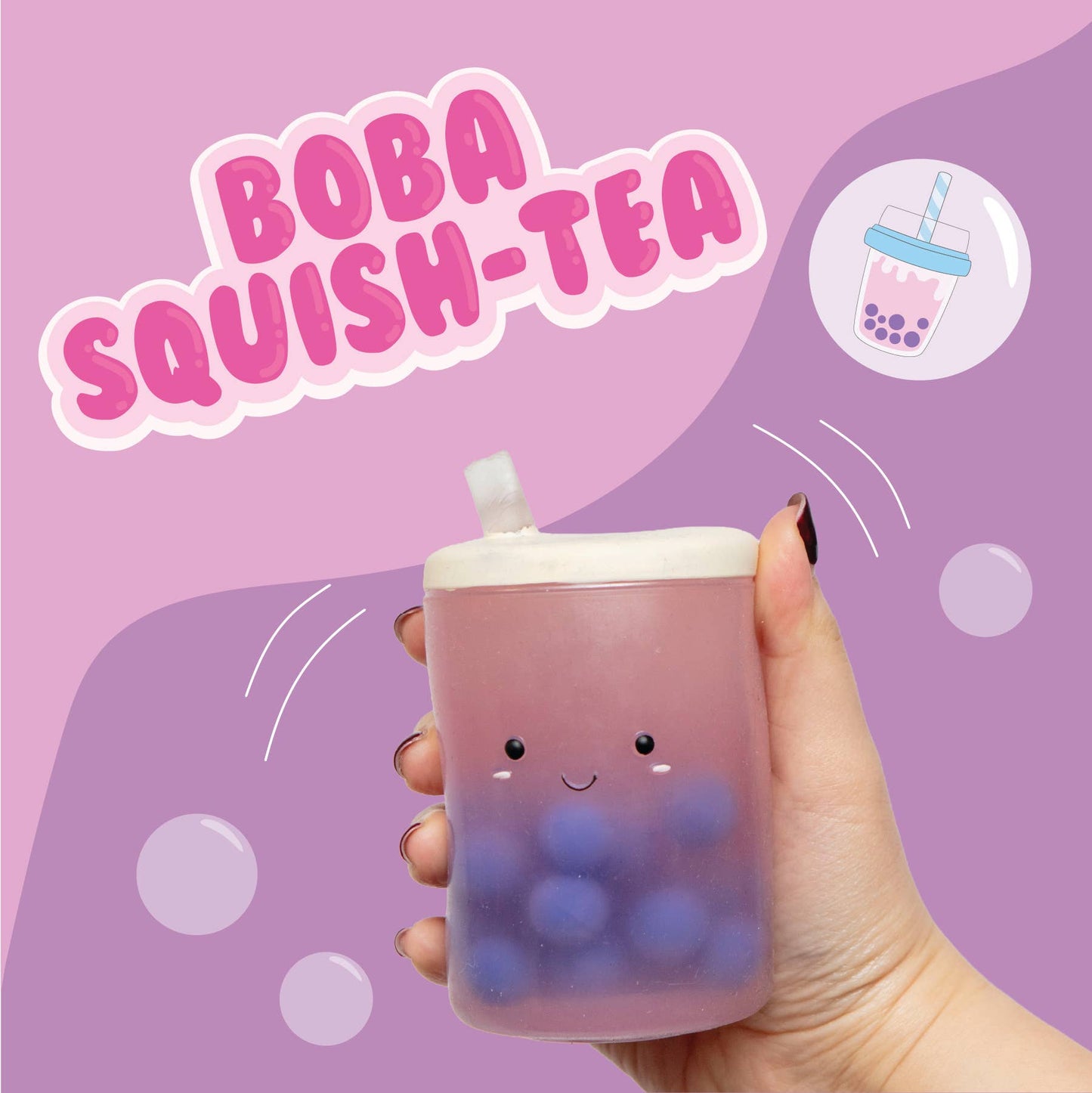 
                  
                    Boba Squish-Tea Stress Toy – Vanilla Scented Bubble Tea Squishy
                  
                