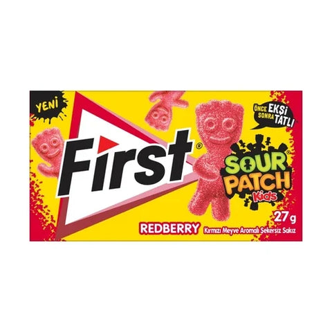 First Sour Patch Kids Gum Redberry 27g