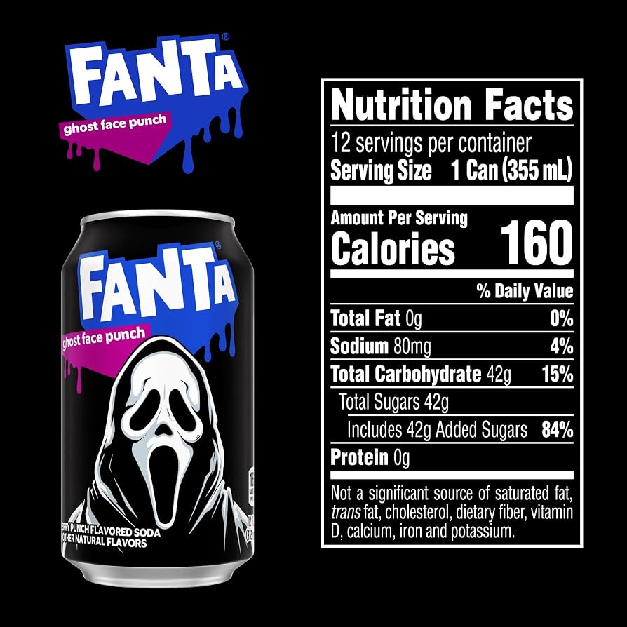 
                  
                    Fanta Ghostface Fruit Punch 12 x 355ml (Pre-Order)
                  
                