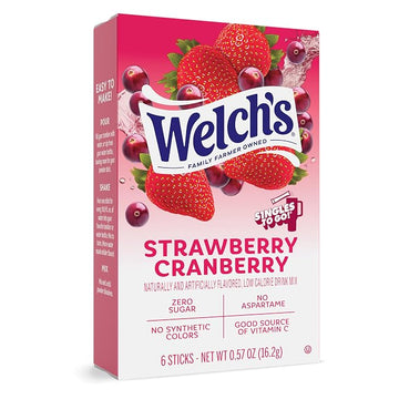 Welch's Strawberry Cranberry Singles To Go 16.2g