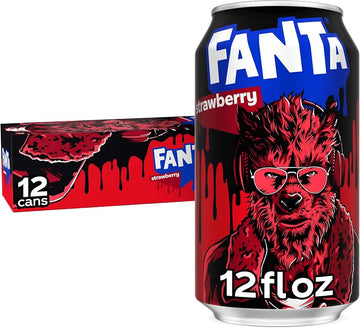 Case Fanta Strawberry USA Halloween Limited Edition 12x 355ml