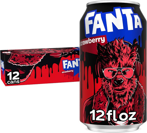 Case Fanta Strawberry USA Halloween Limited Edition 12x 355ml