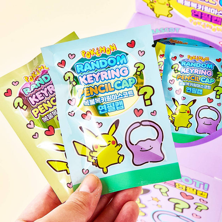 Pokémon Ditto Mascot Keyring & Pencil Cap – Blind Pack