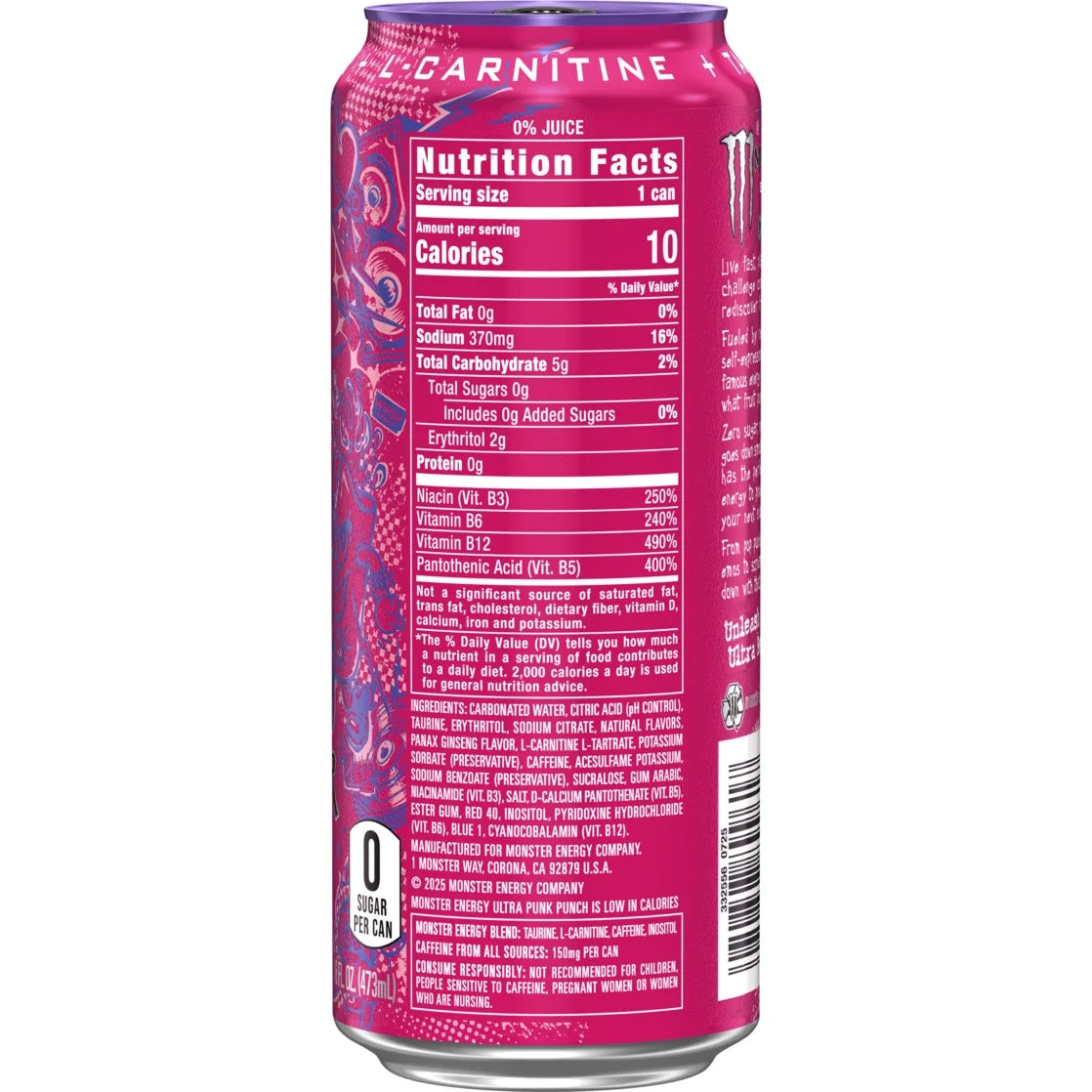 
                  
                    Monster Energy Ultra Punk Punch 473ml
                  
                