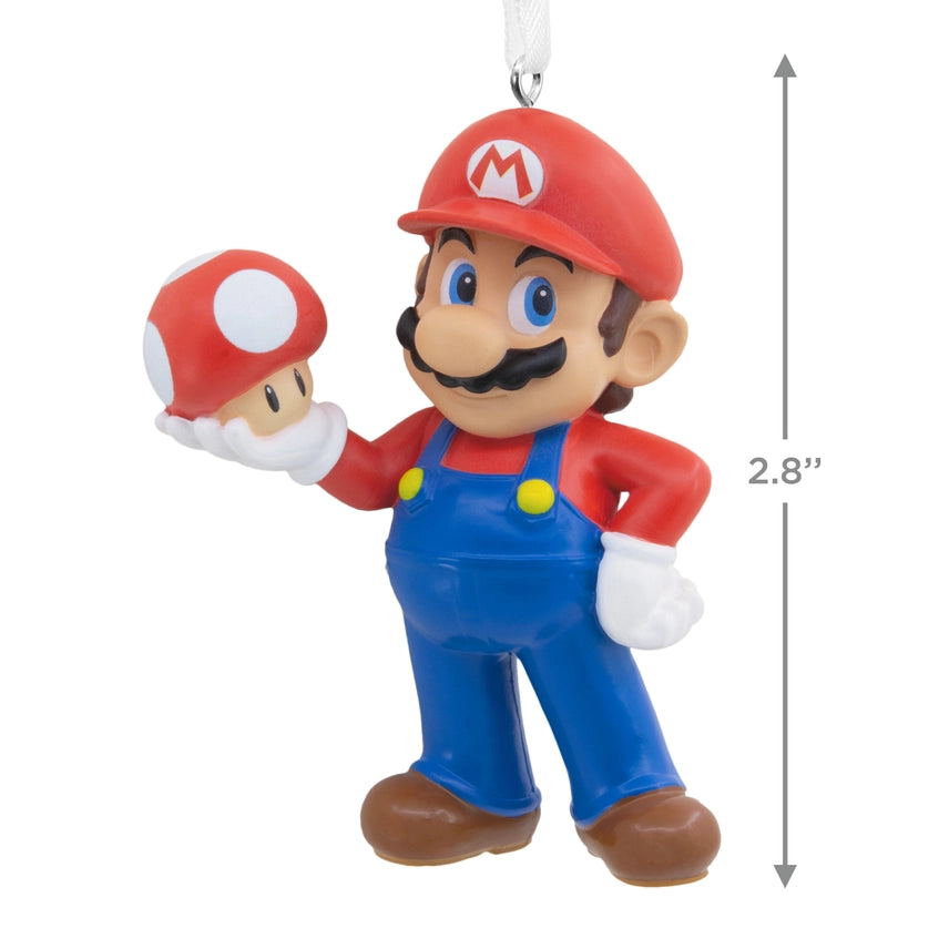 
                  
                    Collectable Super Mario™ Mario with Super Mushroom Ornament
                  
                
