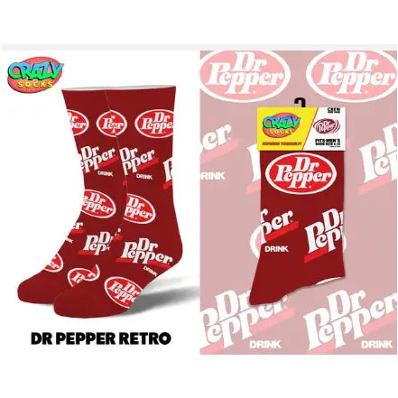 Dr Pepper Retro - Mens Crew Folded