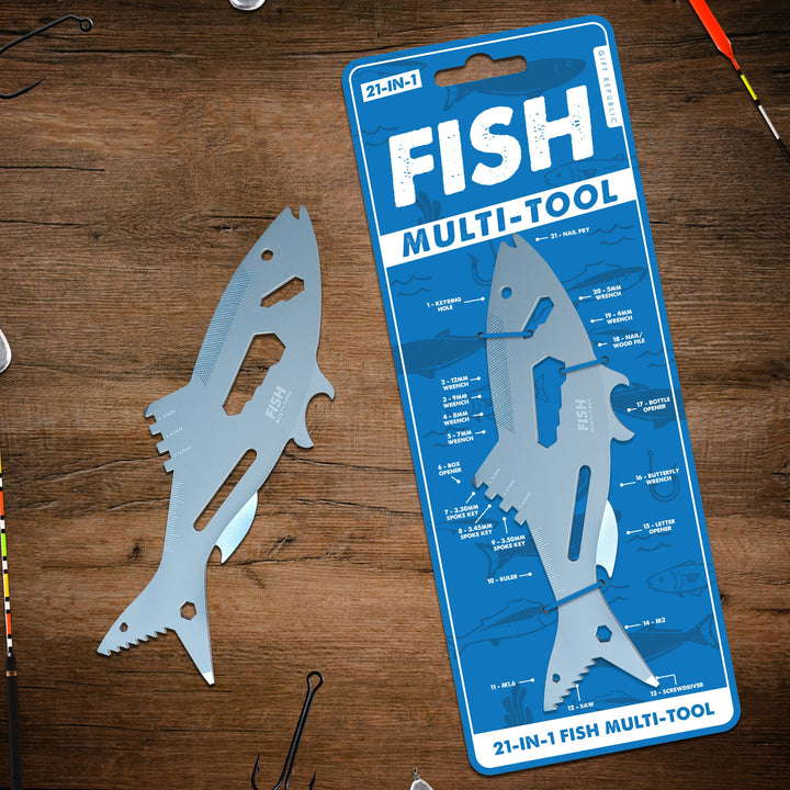 Gift Republic Fish Multi Tool – Fishing & Outdoor Gadget Gift