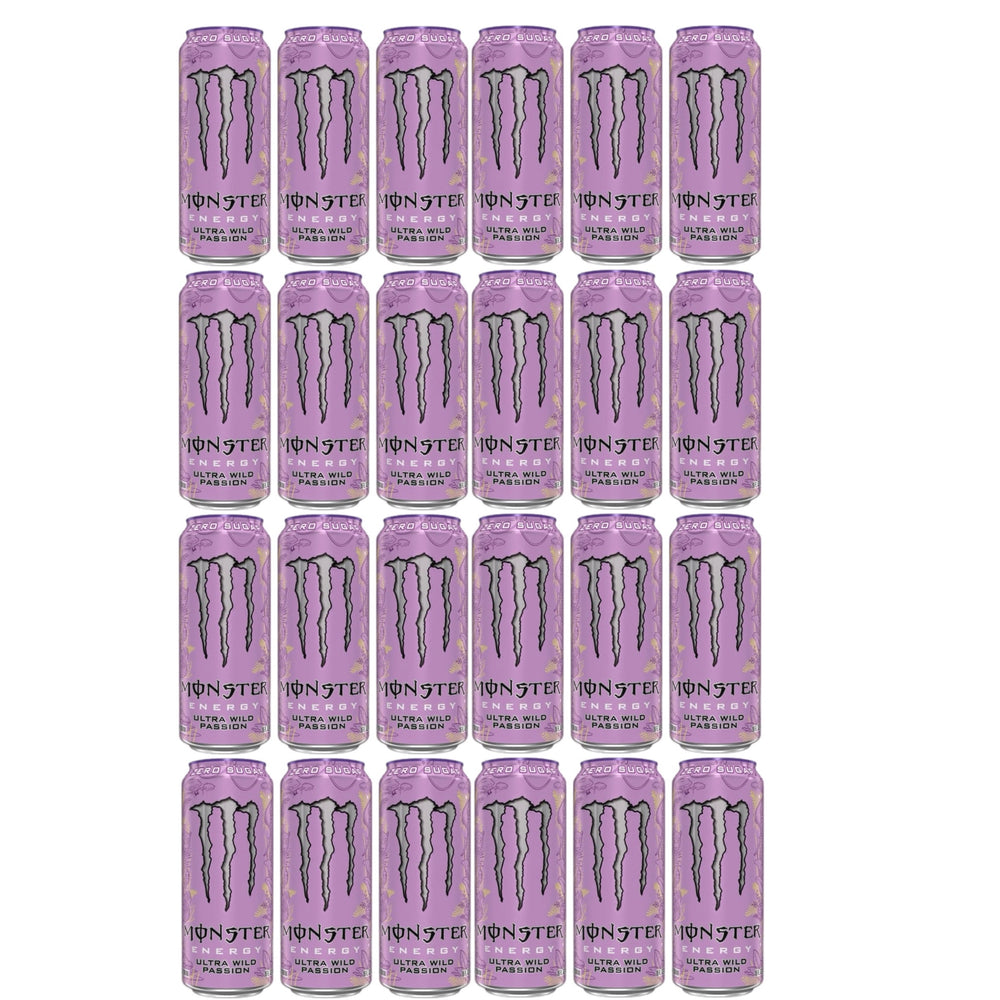 Monster Zero Sugar Ultra Wild Passion Energy Drink – Case of 24 x 473 ml