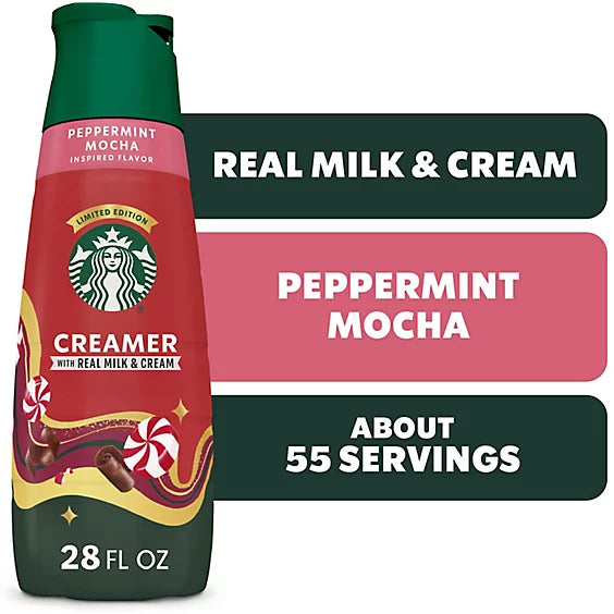 Starbucks Peppermint Mocha Coffee Creamer 828ml