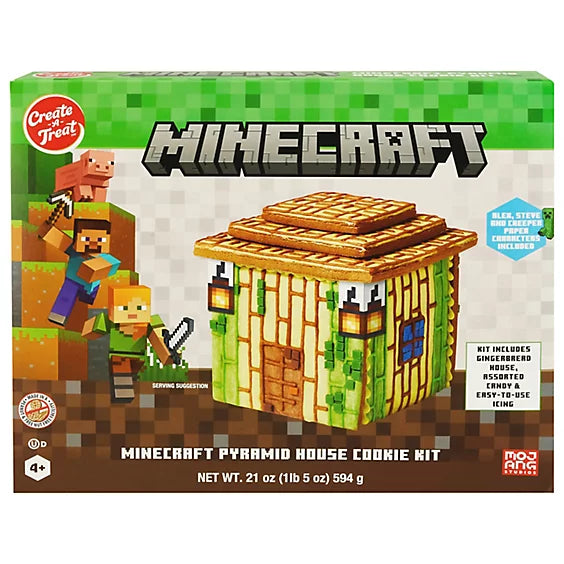 Create-A-Treat Minecraft Pyramid House Cookie Kit – 594 g