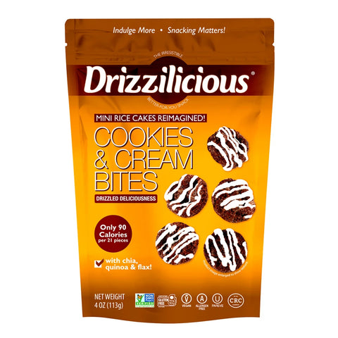 Drizzilicious Cookies & Cream Bites 113g