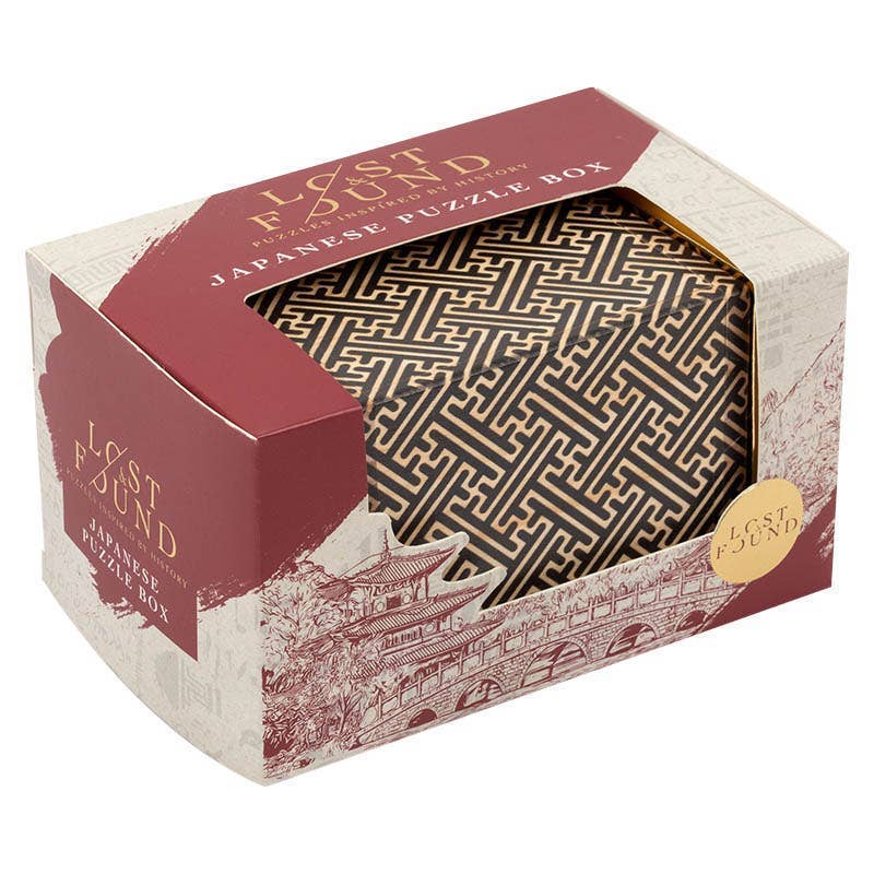 
                  
                    Lost & Found: Japanese Puzzle Box - Wooden Puzzle
                  
                
