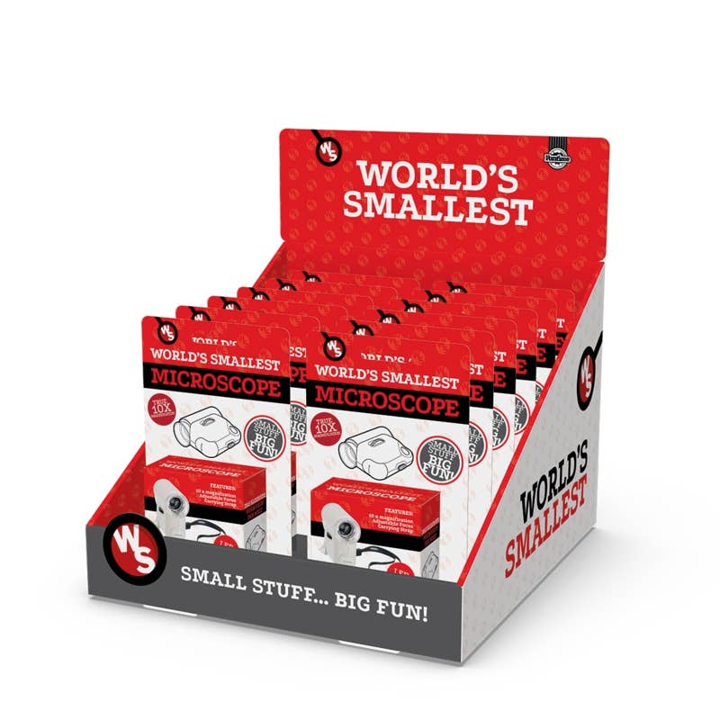 
                  
                    World's Smallest Microscope – Mini LED Microscope with 10x Magnification
                  
                