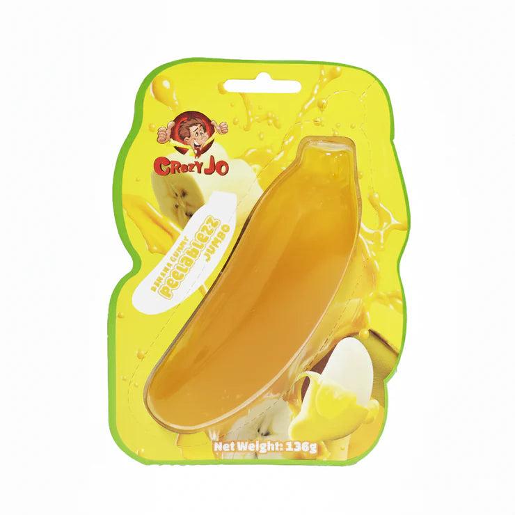 Peelablezz Jumbo Banana Gummy Candy 136g