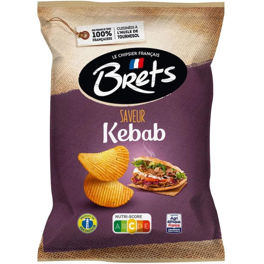 Brets Kebab Flavour Crisps (France) 125g