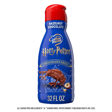 Coffee Mate Harry Potter Chocolate Frog Hazelnut Chocolate Flavored Creamer 946ml