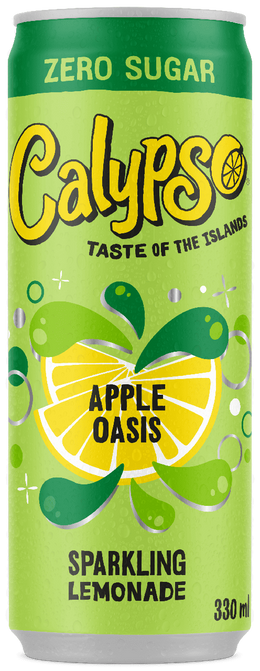 Calypso Apple Oasis Sparkling Lemonade Zero Sugar 330ml