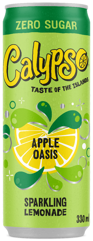 Calypso Apple Oasis Sparkling Lemonade Zero Sugar 330ml