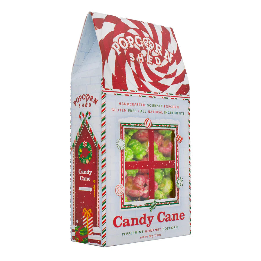 Candy Cane Popcorn Shed 80g