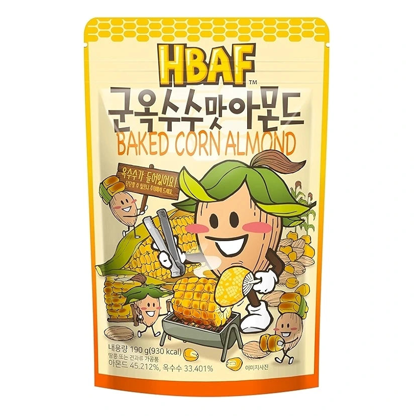HBAF Baked Corn Almonds 120g Japan – Candymail UK