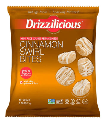 Drizzilicious Cinnamon Swirls Bites 21g