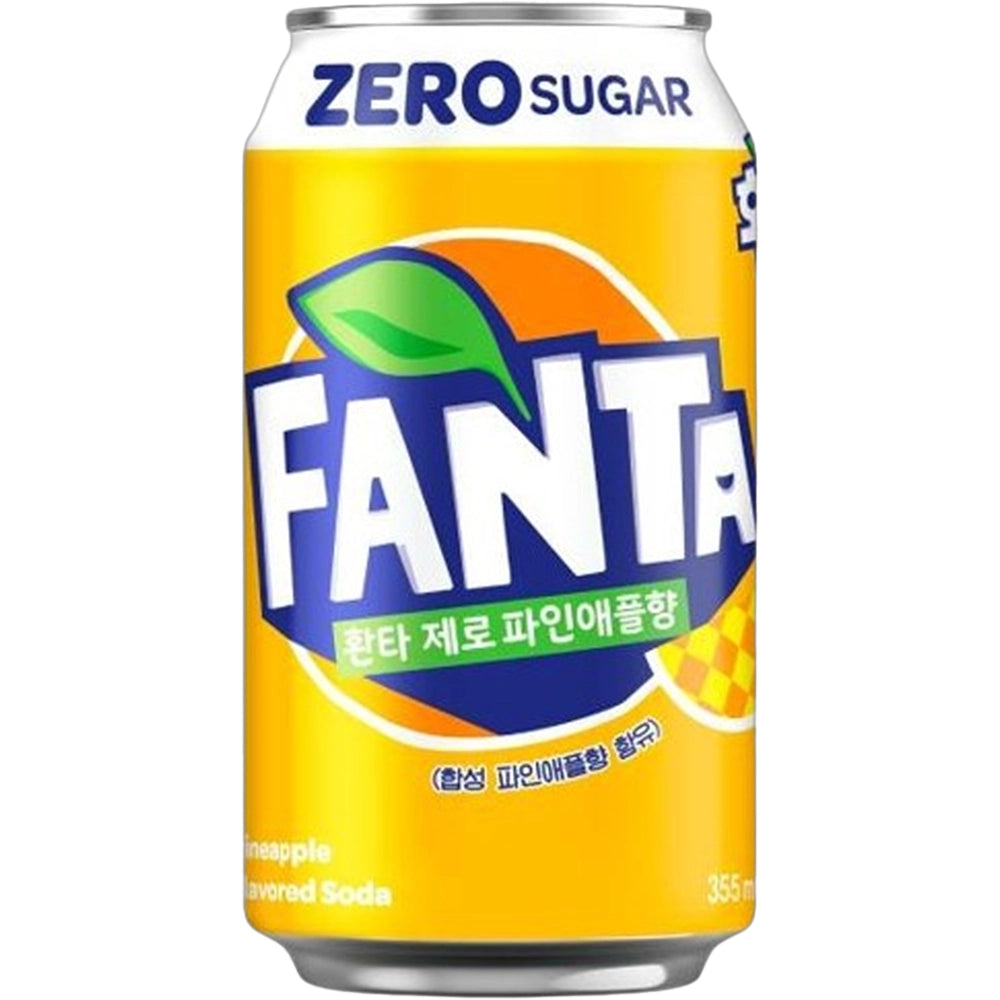 Fanta Zero Pineapple (South Korea) 350ml