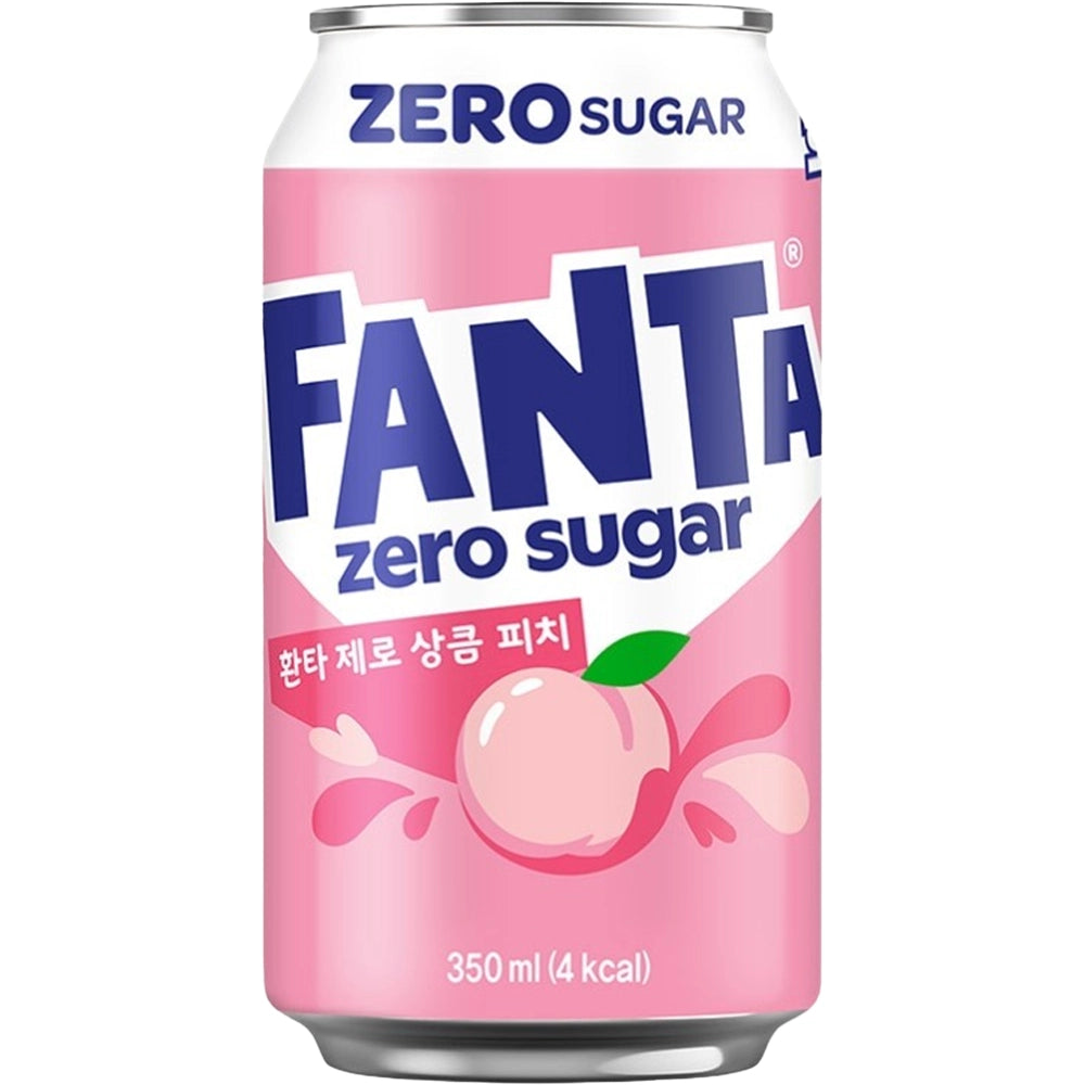Fanta Zero White Peach (South Korea) 350ml