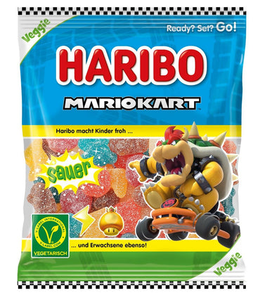 Haribo Mario Kart Sour Vegan 160g Germany