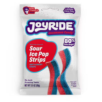 Joyride Candy Sour Ice Pop Strips 99g