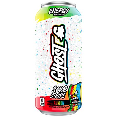Ghost Energy Sour Strips Rainbow 473ml
